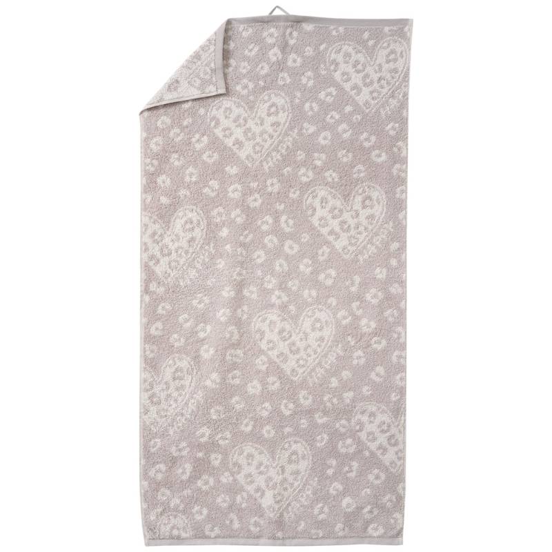 Duschtuch mit Herz-Allover von My Home