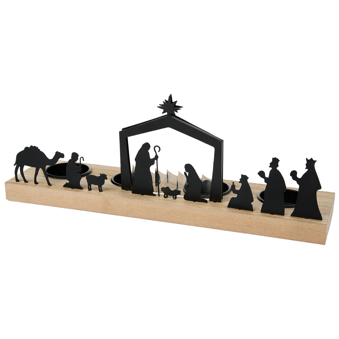 Kerzenständer mit Krippe Kerzenständer mit Krippe von My Home