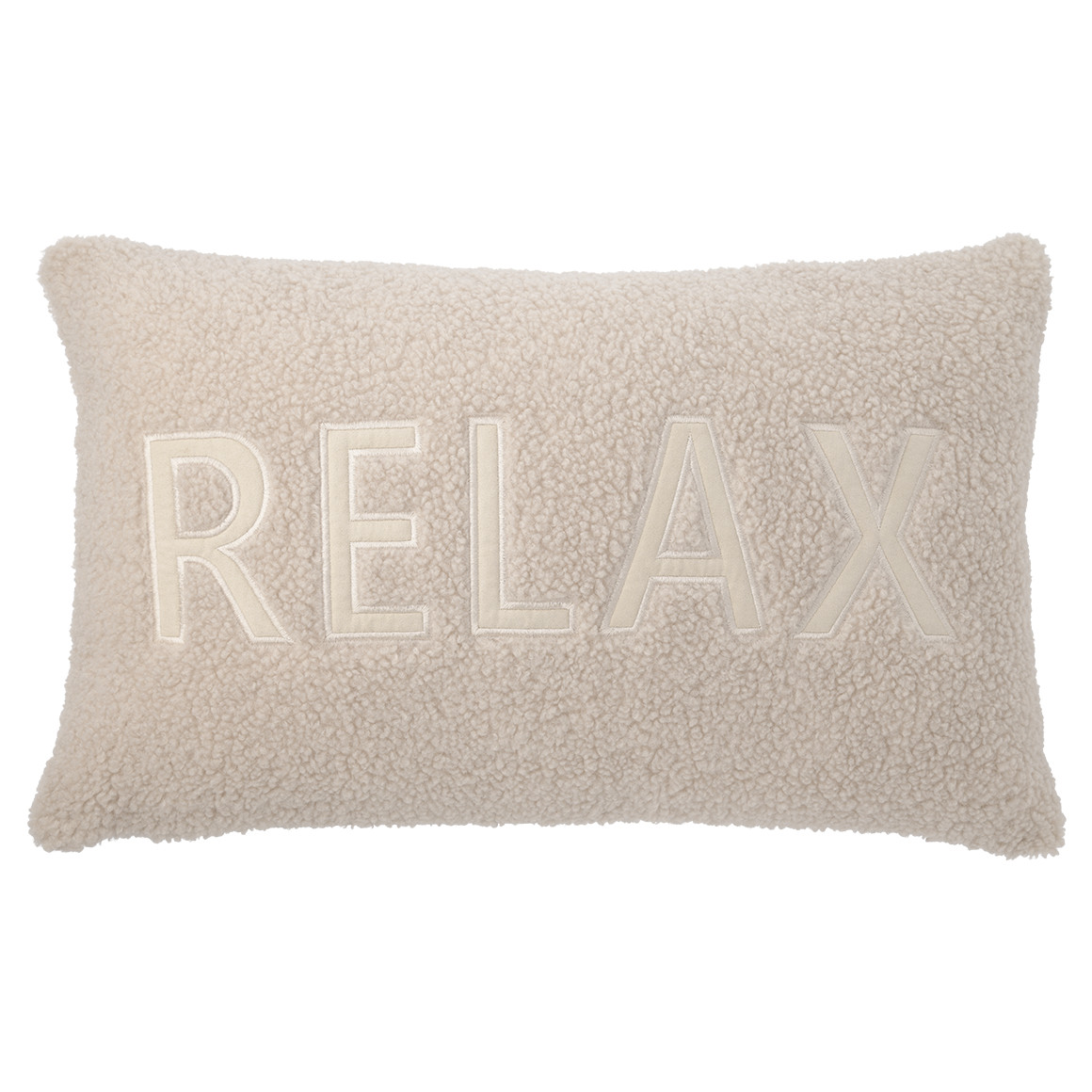 Kissenhülle aus Teddyplüsch von My Home