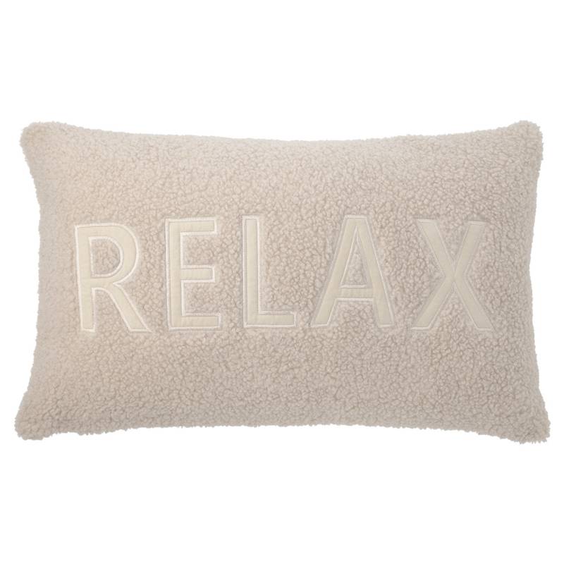 Kissenhülle aus Teddyplüsch von My Home