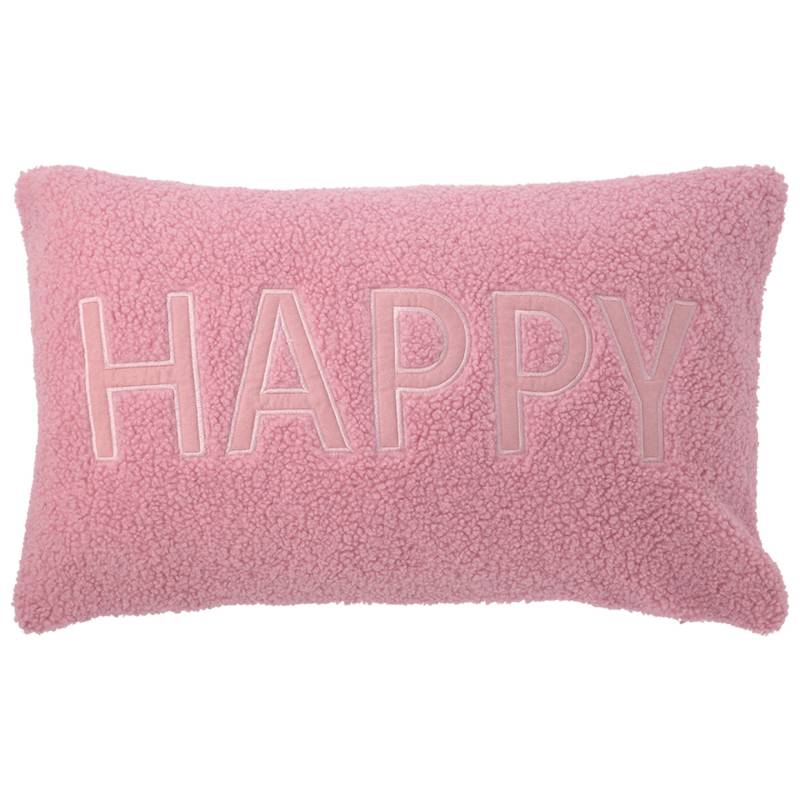 Kissenhülle aus Teddyplüsch von My Home