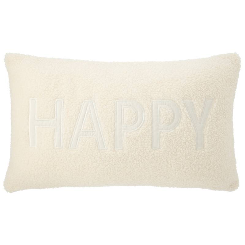 Kissenhülle aus Teddyplüsch von My Home