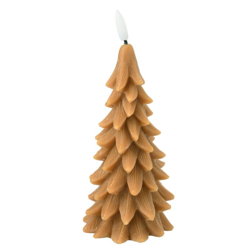 Kleine LED-Kerze in Tannenbaum-Optik von My Home