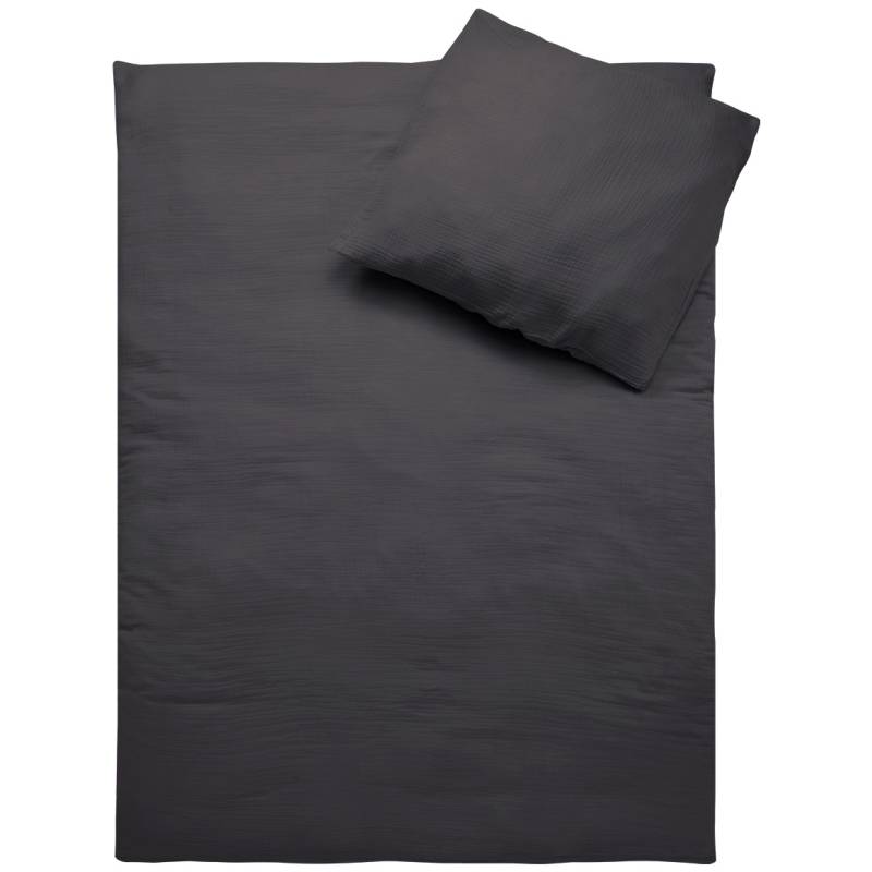 Musselin Bettwäsche 135 x 200 cm unifarben von My Home