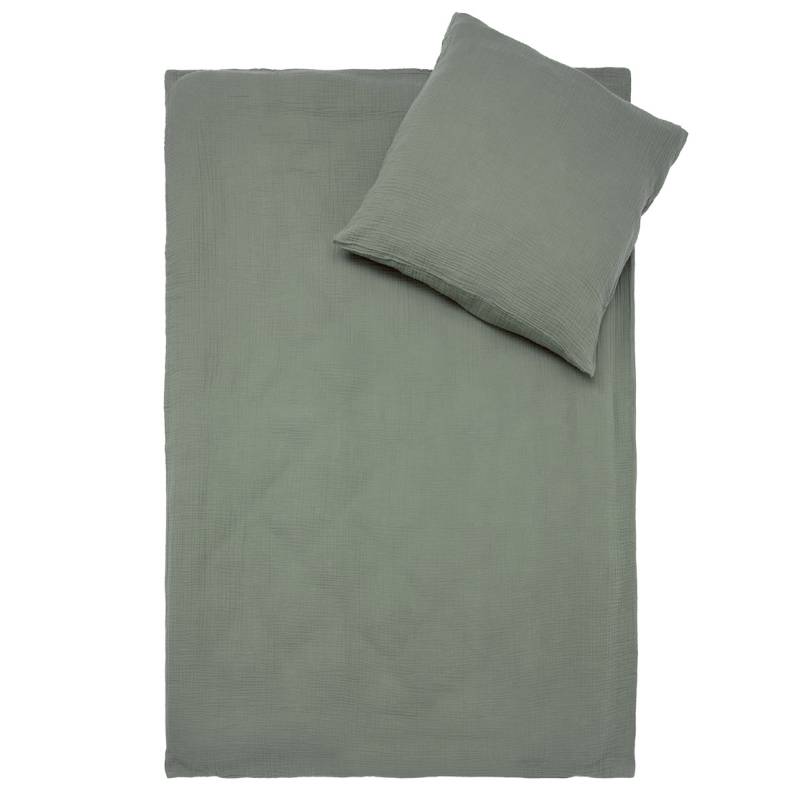 Musselin-Bettwäsche 135 x 200 cm unifarben von My Home