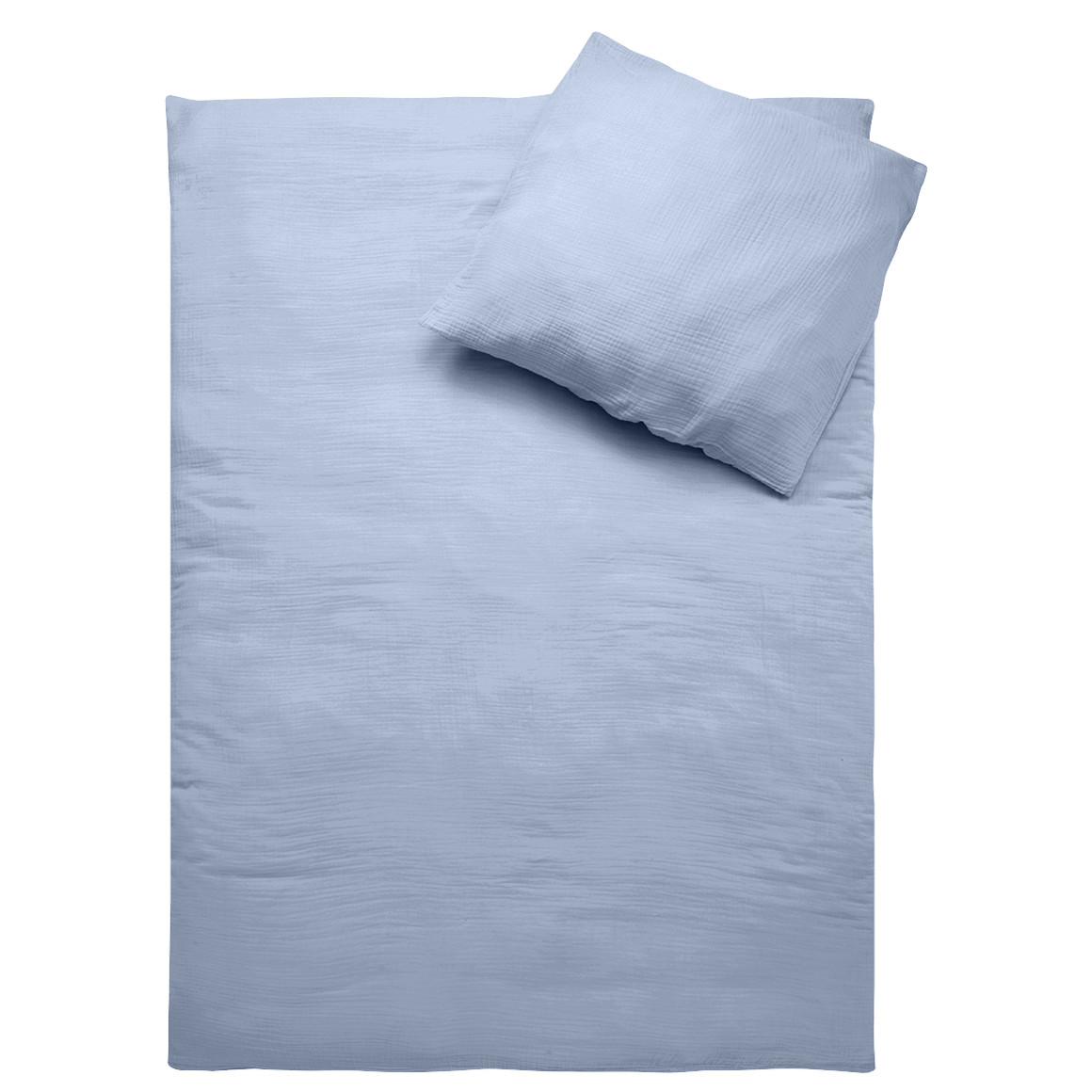 Musselin Bettwäsche 135 x 200 cm unifarben von My Home