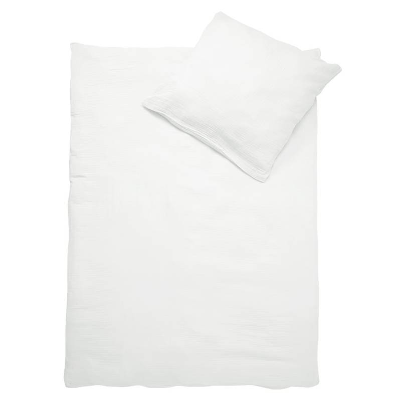 Musselin Bettwäsche 135 x 200 cm unifarben von My Home