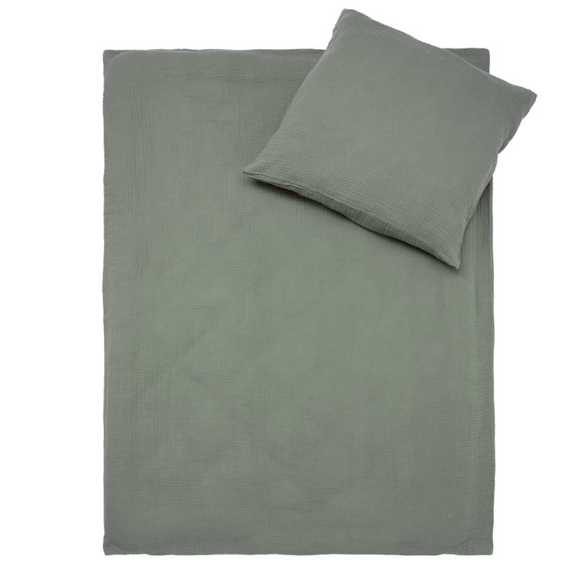 Musselin-Bettwäsche 155 x 220 cm unifarben von My Home