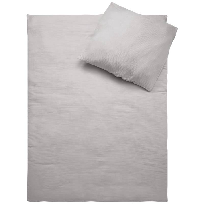 Musselin Bettwäsche 155 x 220 cm unifarben von My Home
