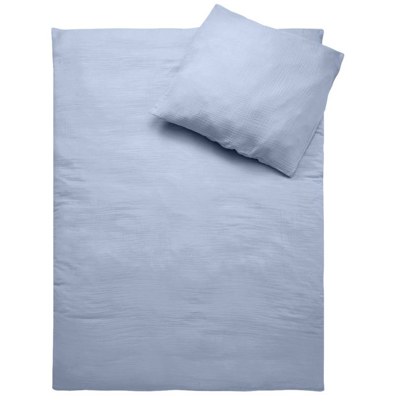 Musselin Bettwäsche 155 x 220 cm unifarben von My Home
