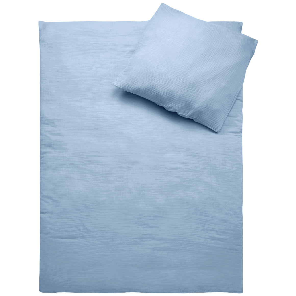 Musselin Bettwäsche 155 x 220 cm unifarben von My Home