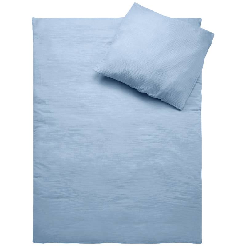 Musselin Bettwäsche 155 x 220 cm unifarben von My Home