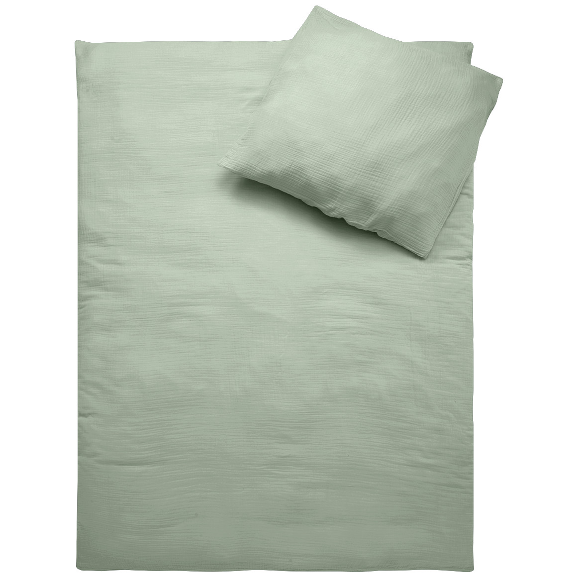 Musselin Bettwäsche 155 x 220 cm unifarben von My Home