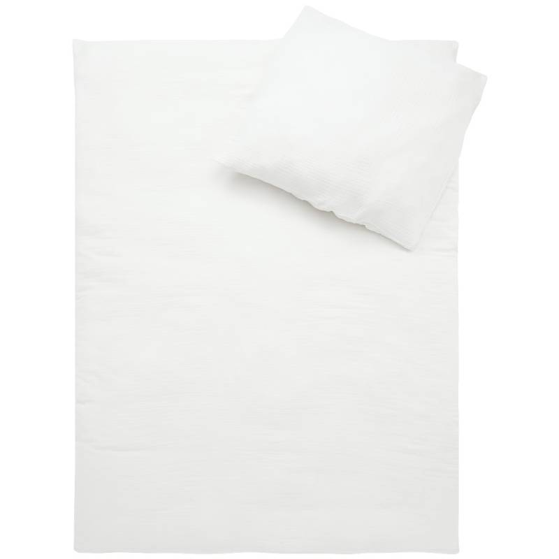 Musselin Bettwäsche 155 x 220 cm unifarben von My Home