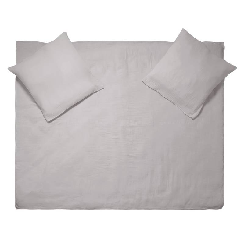 Musselin Bettwäsche 240 x 220 cm unifarben von My Home
