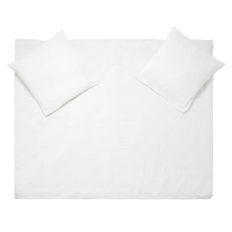 Musselin Bettwäsche 240 x 220 cm unifarben von My Home