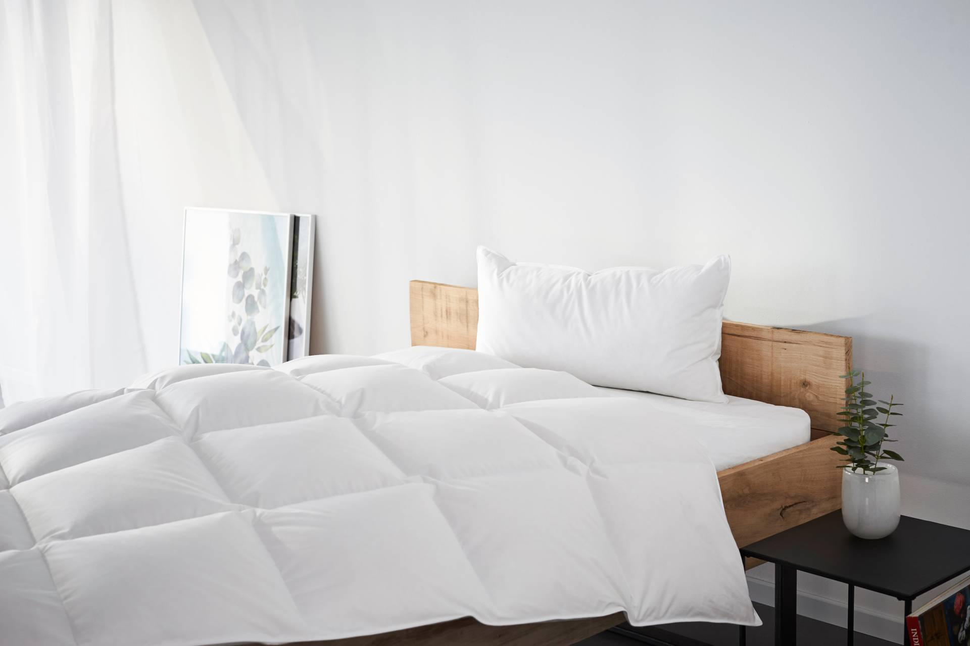 my home 3-Kammer-Kopfkissen "Kyam" Füllung: Innenkissen 100% Federn, Außenkissen 90% Daunen Bezug: Baumwolle 1 Stk. tlg. von My Home