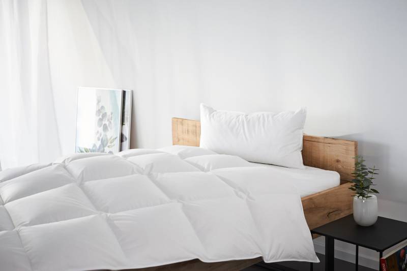 my home 3-Kammer-Kopfkissen "Kyam" Füllung: Innenkissen 100% Federn, Außenkissen 90% Daunen Bezug: Baumwolle 1 Stk. tlg. von My Home