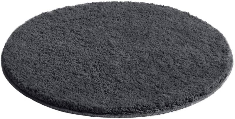 my home Badematte "Inga, Badezimmer Teppich, Badvorleger" Höhe 20 mm rutschhemmend beschichtet fußbodenheizungsgeeignet  schnell trocknend  strapazierfähig Badteppich, unifarben, weich, als halbrund und rechteckig erhältlich von My Home