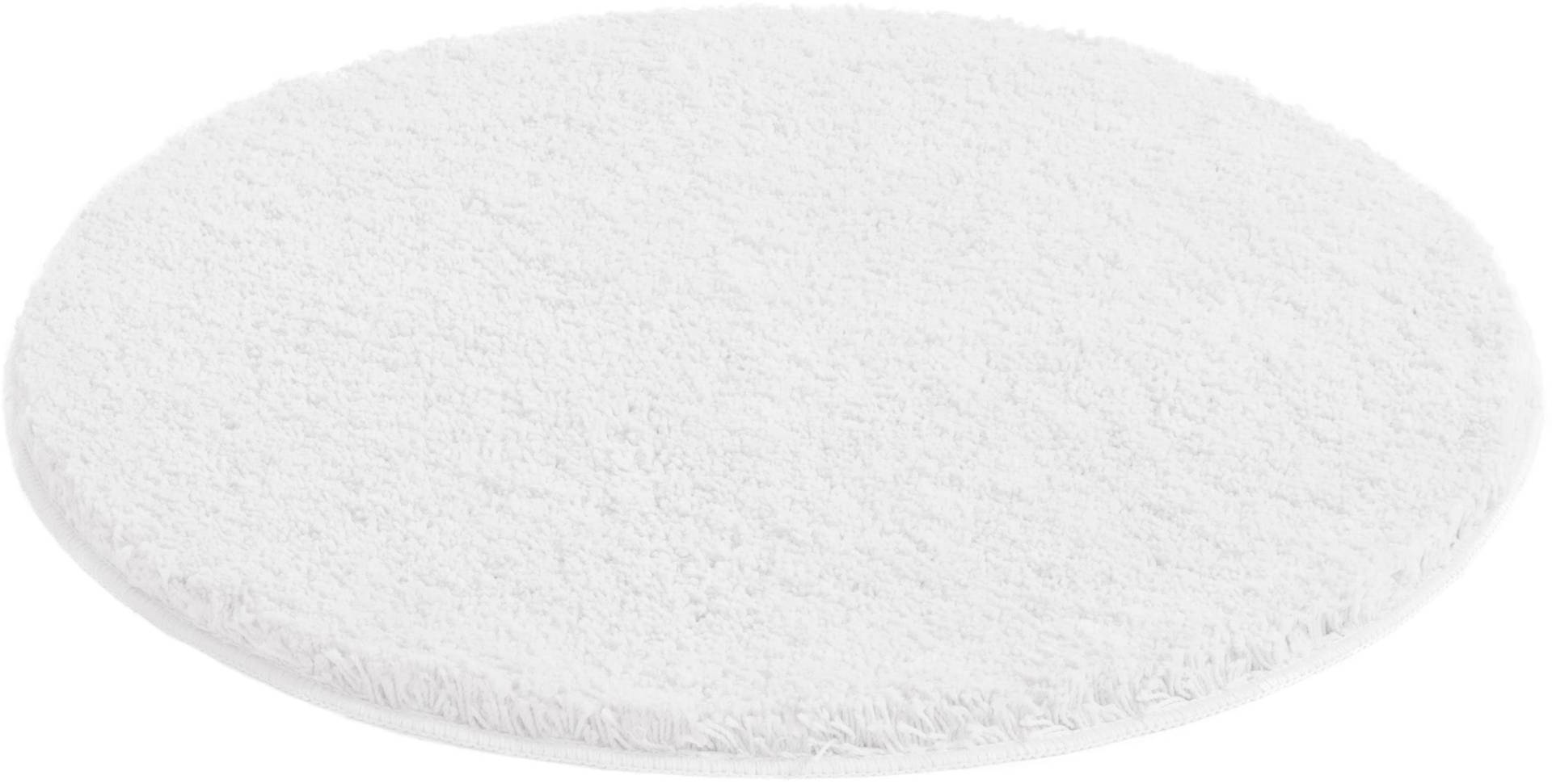 my home Badematte "Inga, Badezimmer Teppich, Badvorleger" Höhe 20 mm rutschhemmend beschichtet fußbodenheizungsgeeignet  schnell trocknend  strapazierfähig Badteppich, unifarben, weich, als halbrund und rechteckig erhältlich von My Home