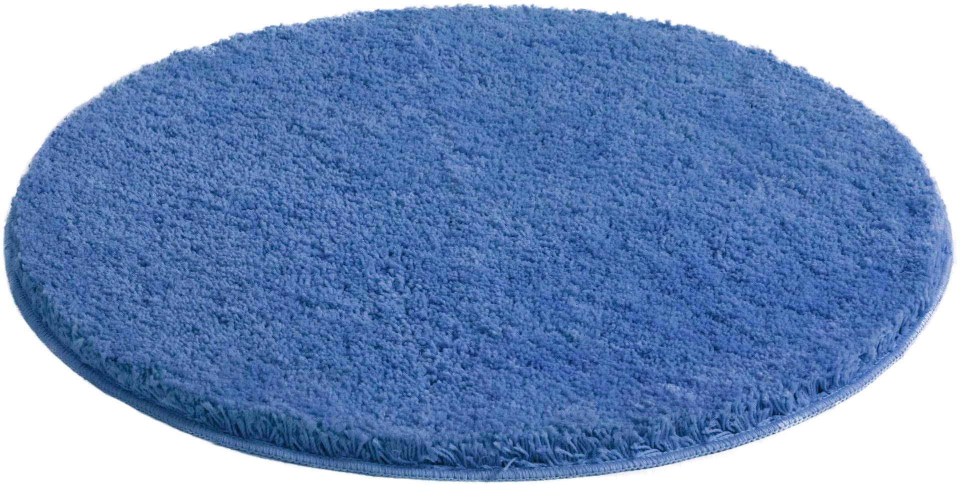 my home Badematte "Inga, Badezimmer Teppich, Badvorleger" Höhe 20 mm rutschhemmend beschichtet fußbodenheizungsgeeignet  schnell trocknend  strapazierfähig Badteppich, unifarben, weich, als halbrund und rechteckig erhältlich von My Home