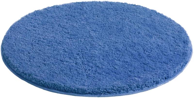 my home Badematte "Inga, Badezimmer Teppich, Badvorleger" Höhe 20 mm rutschhemmend beschichtet fußbodenheizungsgeeignet  schnell trocknend  strapazierfähig Badteppich, unifarben, weich, als halbrund und rechteckig erhältlich von My Home