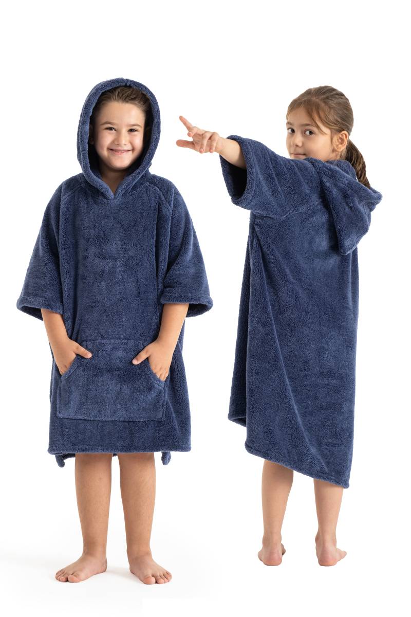 my home Badeponcho "Lillou, für Kinder, ideal für Urlaub oder im Schwimmbad", 1 Stk. weich und kuschelig, Fleece, plüsch, Surfponcho von My Home
