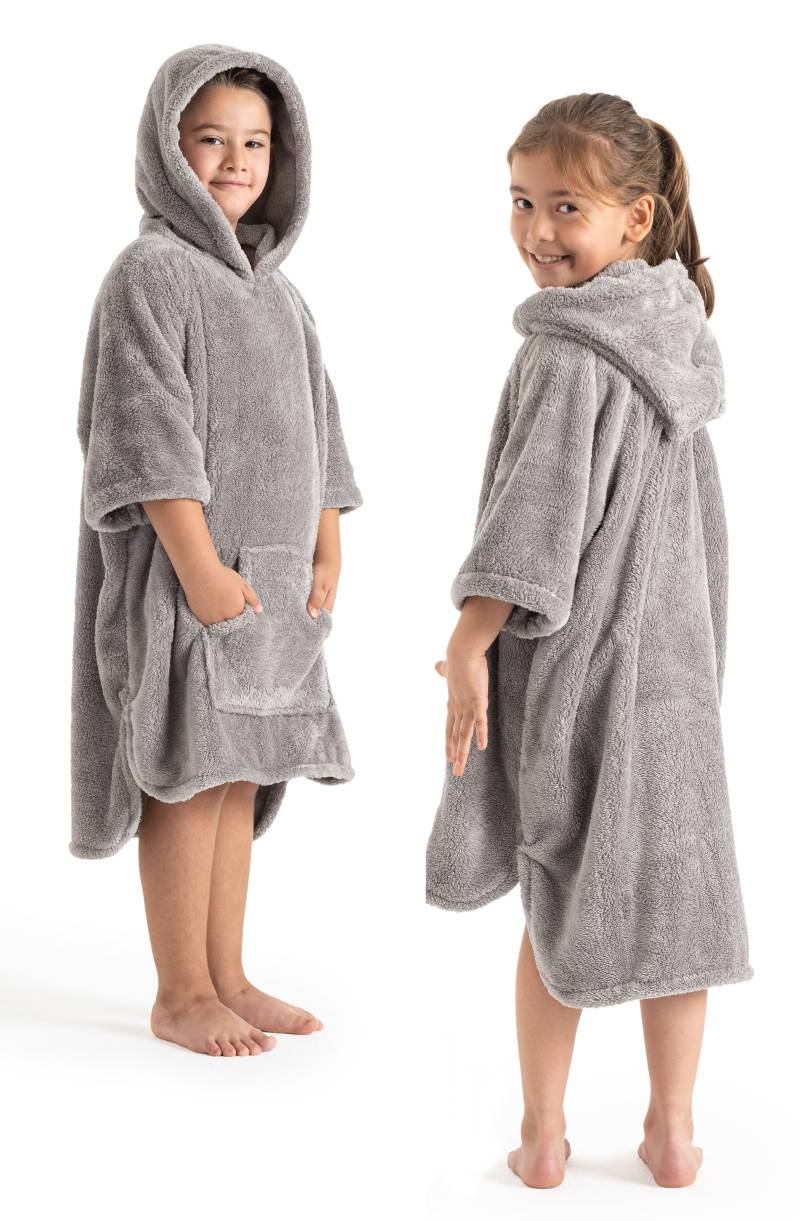 my home Badeponcho "Lillou, für Kinder, ideal für Urlaub oder im Schwimmbad", 1 Stk. weich und kuschelig, Fleece, plüsch, Surfponcho von My Home