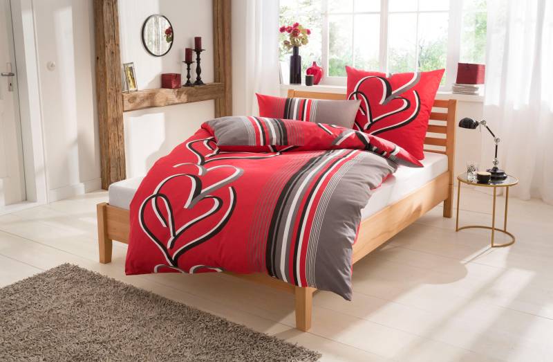 my home Bettwäsche "Area in Gr. 135x200 oder 155x220 cm" 2 Stk. tlg. Bettwäsche in verschiedenen Qualitäten von My Home