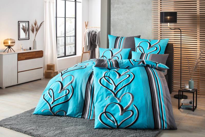 my home Bettwäsche "Area in Gr. 135x200 oder 155x220 cm" 2 tlg. Bettwäsche in verschiedenen Qualitäten von My Home