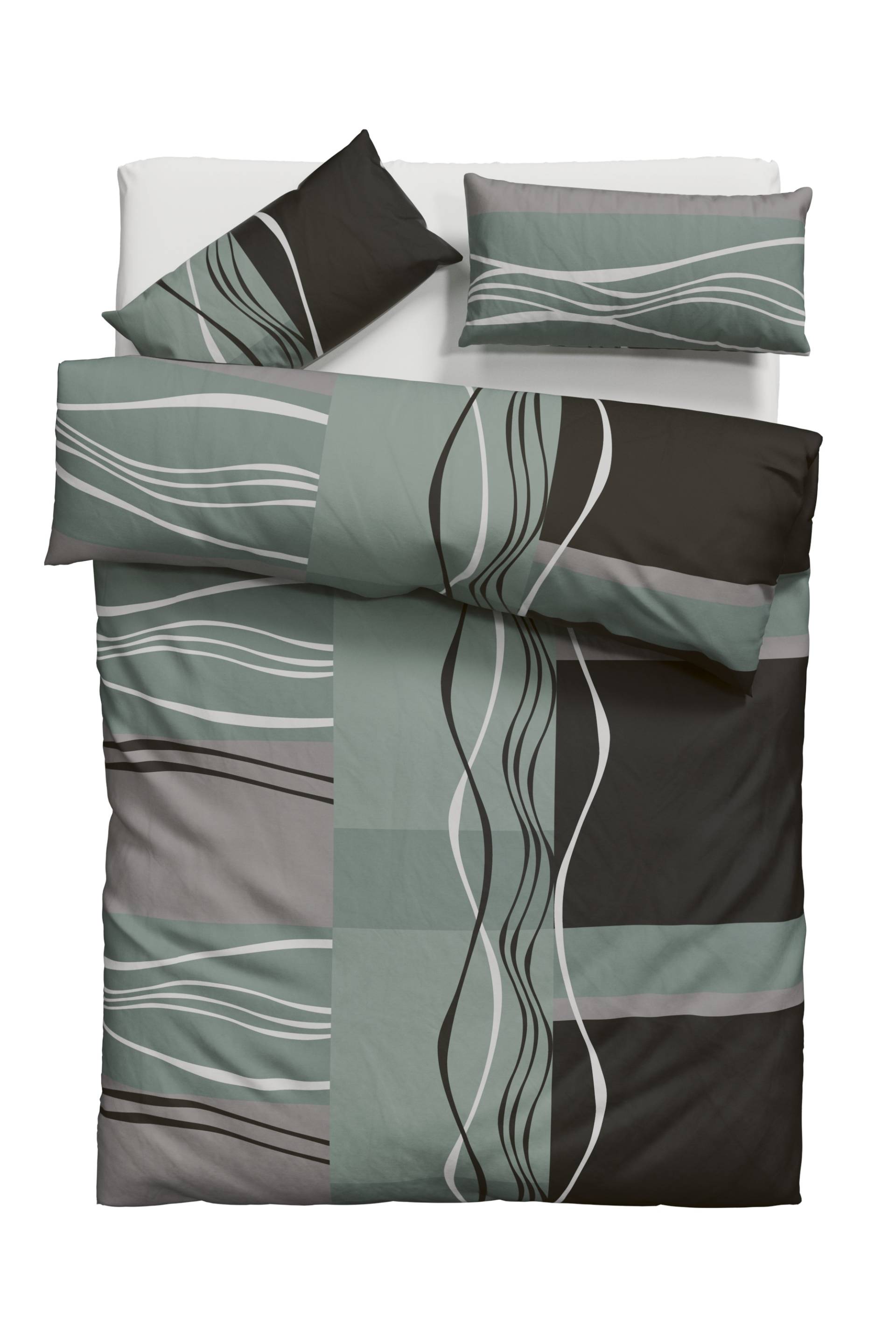 my home Bettwäsche "Kelian" 2 Stk. tlg. in verschiedenen Qualitäten, gemusterte Bettwäsche von My Home