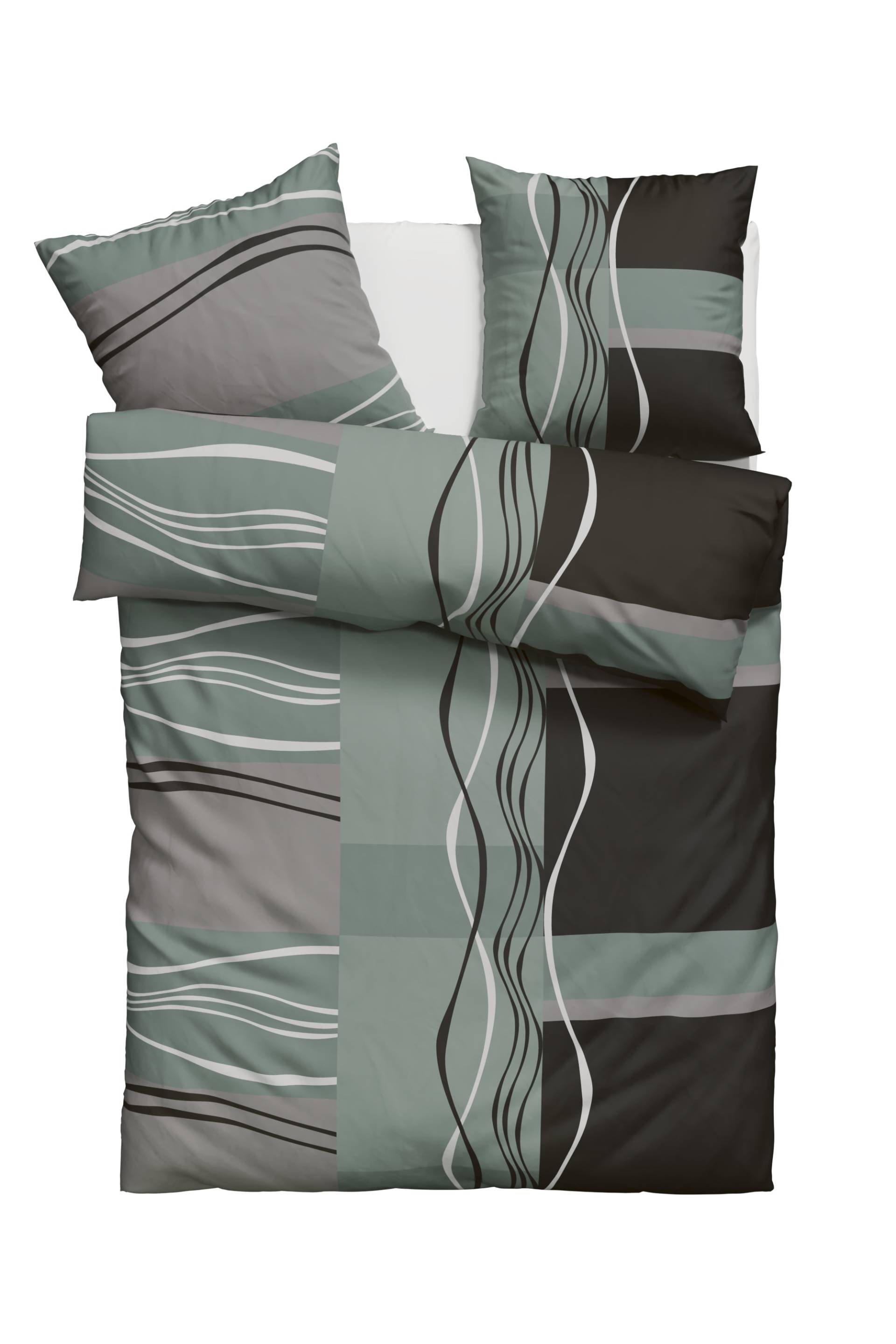 my home Bettwäsche "Kelian" 3 Stk. tlg. in verschiedenen Qualitäten, gemusterte Bettwäsche von My Home