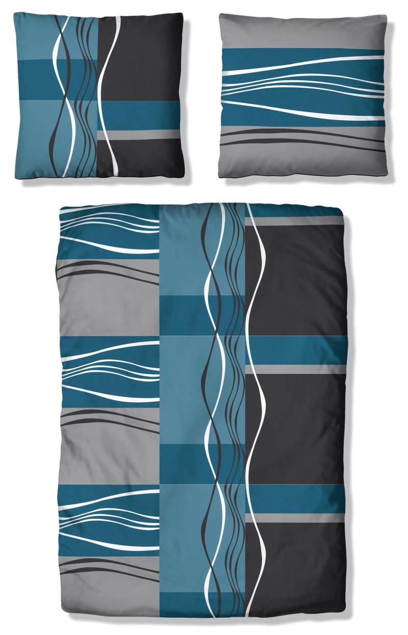 my home Bettwäsche "Kelian" 2 tlg. in verschiedenen Qualitäten, gemusterte Bettwäsche von My Home