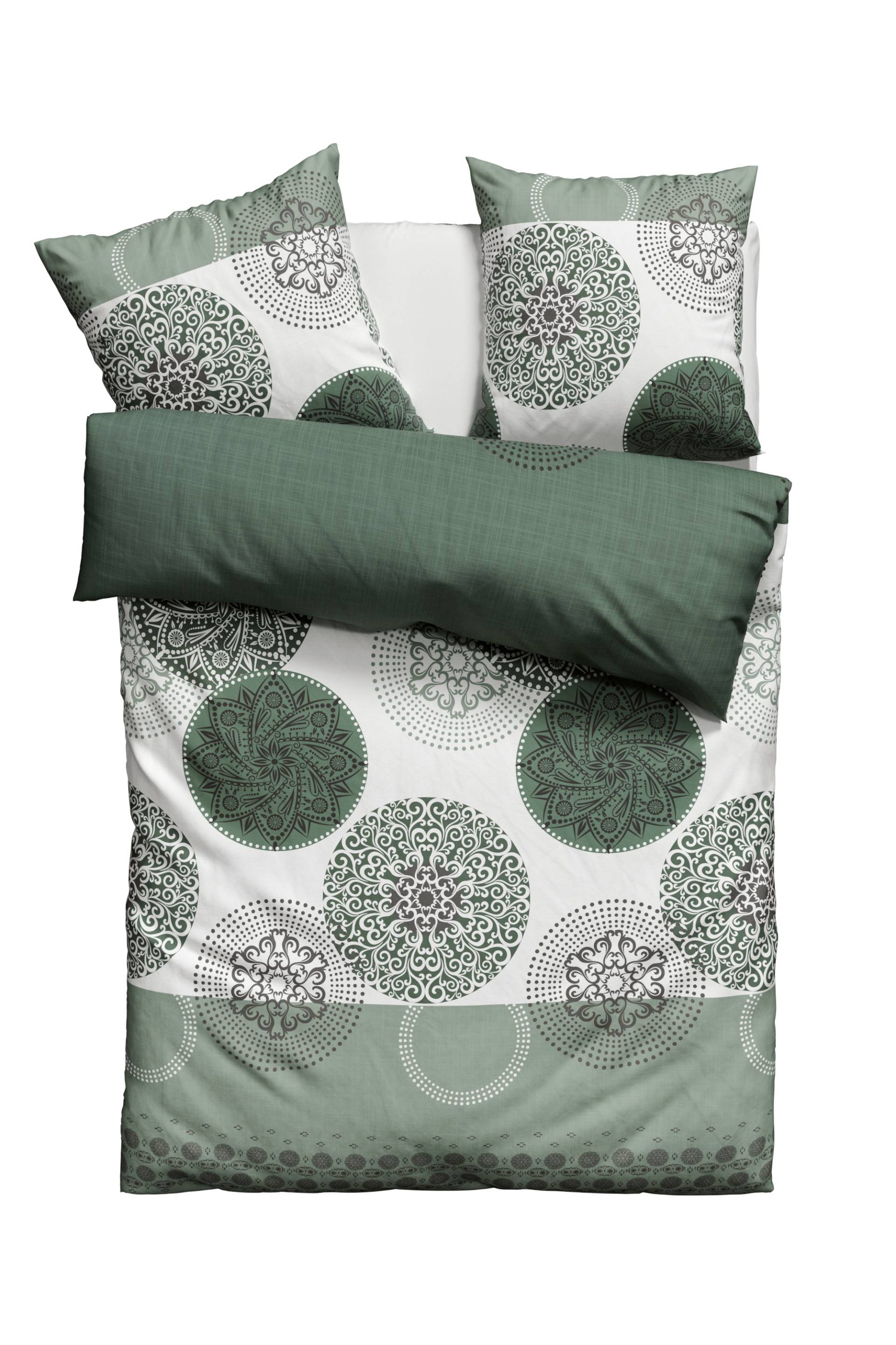 my home Bettwäsche "Tesso in Gr. 135x200, 155x220 oder 200x200 cm", Baumwolle, Bettwäsche mit Ornamenten und in verschiedenen Qualitäten von My Home