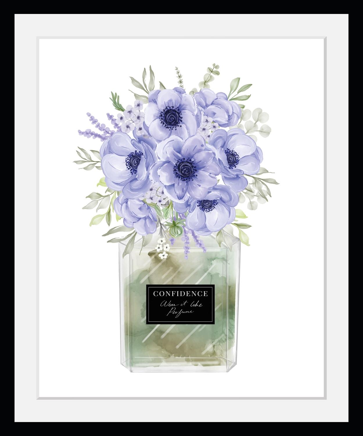 my home Bild mit Rahmen "Blumen Parfüm - Gerahmter Digitaldruck - Wandbild", (1 St.) von My Home