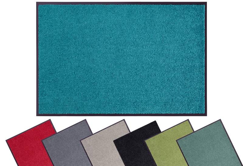 my home Fußmatte "Clean & Walk" rechteckig 7 mm Höhe Schmutzfangmatte, Türmatte, In- und Outdoor, Teppich, Läufer, waschbar von My Home