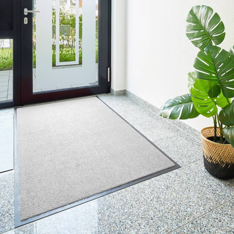 my home Fußmatte "Emil, Made in Netherlands" rechteckig 6 mm Höhe Schmutzfangmatte, Uni Farben, rutschhemmend, waschbar (Handwäsche) von My Home