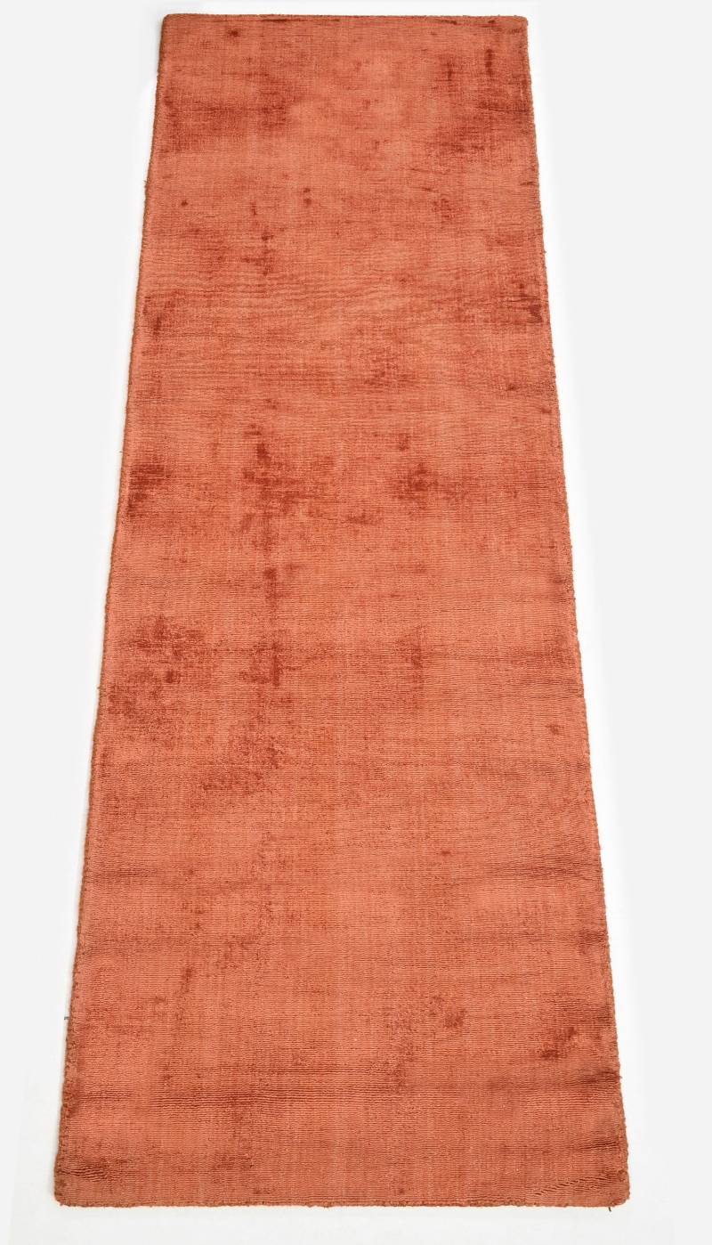 my home Läufer "Shirley, handgewebter Viskose-Teppich, farblich changierend" rechteckig 12 mm Höhe Läufer, Brücke, Handweb Teppich, Wohnzimmer, Flur von My Home