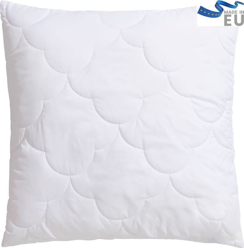 my home Microfaserkissen "Mondschein Kopfkissen 40x80 cm, 80x80 cm" Füllung: Faserbaellchen 1 Stk. tlg. Kissen, allergiker geeignet (für Hausstauballergiker) von My Home