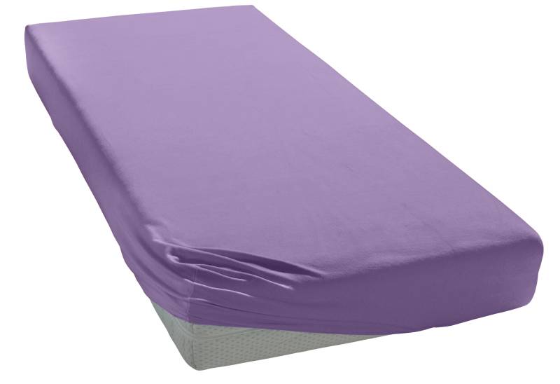 my home Spannbettlaken "BLACKBERRY" Baumwolle, Matratzen bis 28 cm Höhe, Bettlaken, Spannbetttuch, Laken von My Home