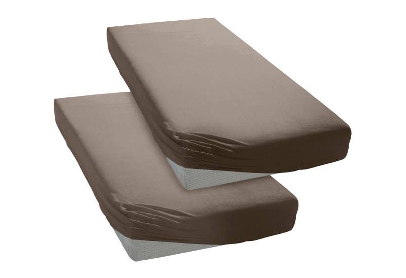 my home Spannbettlaken "PAPRIKA" Bettlaken, Laken, in zwei Qualitäten: Fleece & Jersey, 100% Polyester von My Home