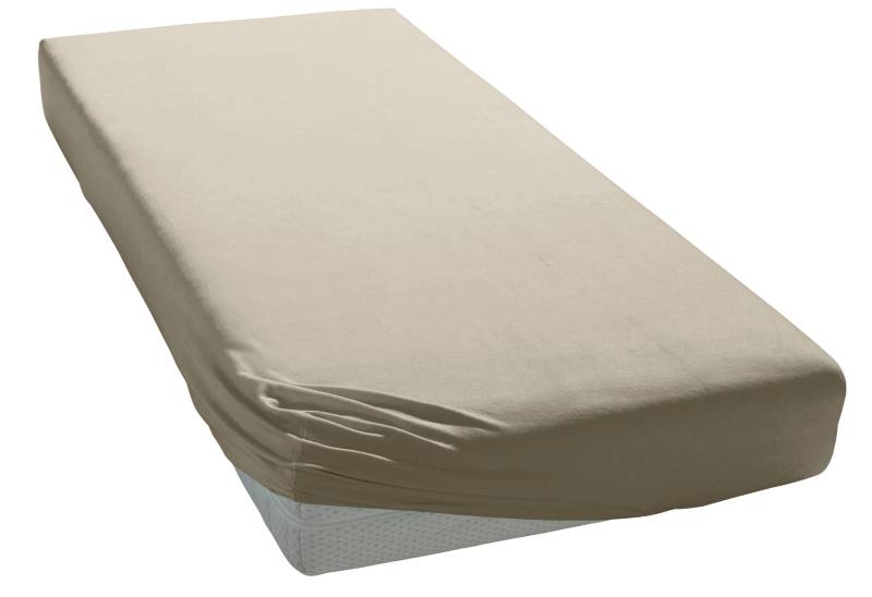 my home Spannbettlaken "PHYSALIS" Baumwolle, Matratzen bis 18 cm Höhe, Bettlaken, Spannbetttuch, Laken von My Home