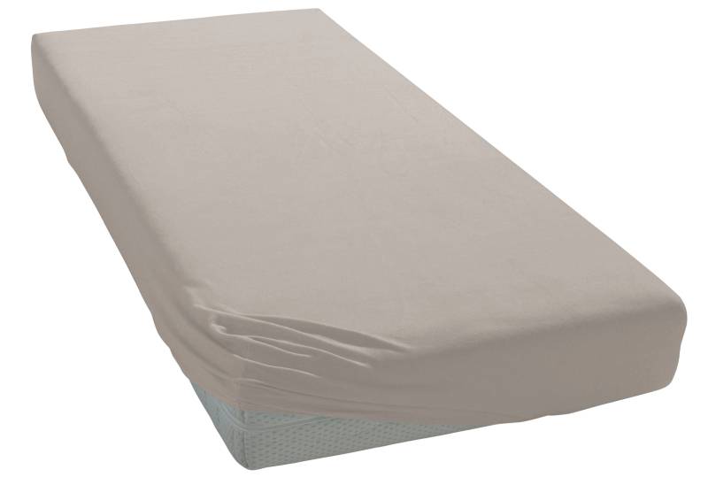 my home Spannbettlaken "PHYSALIS" Baumwolle, Matratzen bis 18 cm Höhe, Bettlaken, Spannbetttuch, Laken von My Home