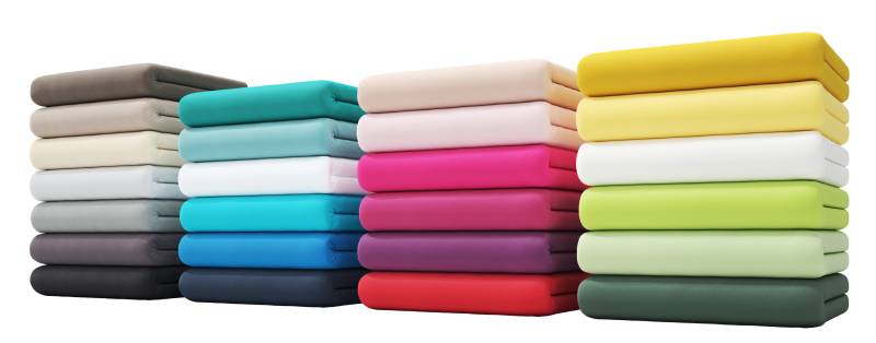 my home Spannbettlaken "PAPRIKA" Bettlaken, Laken, in zwei Qualitäten: Fleece & Jersey, 100% Polyester von My Home