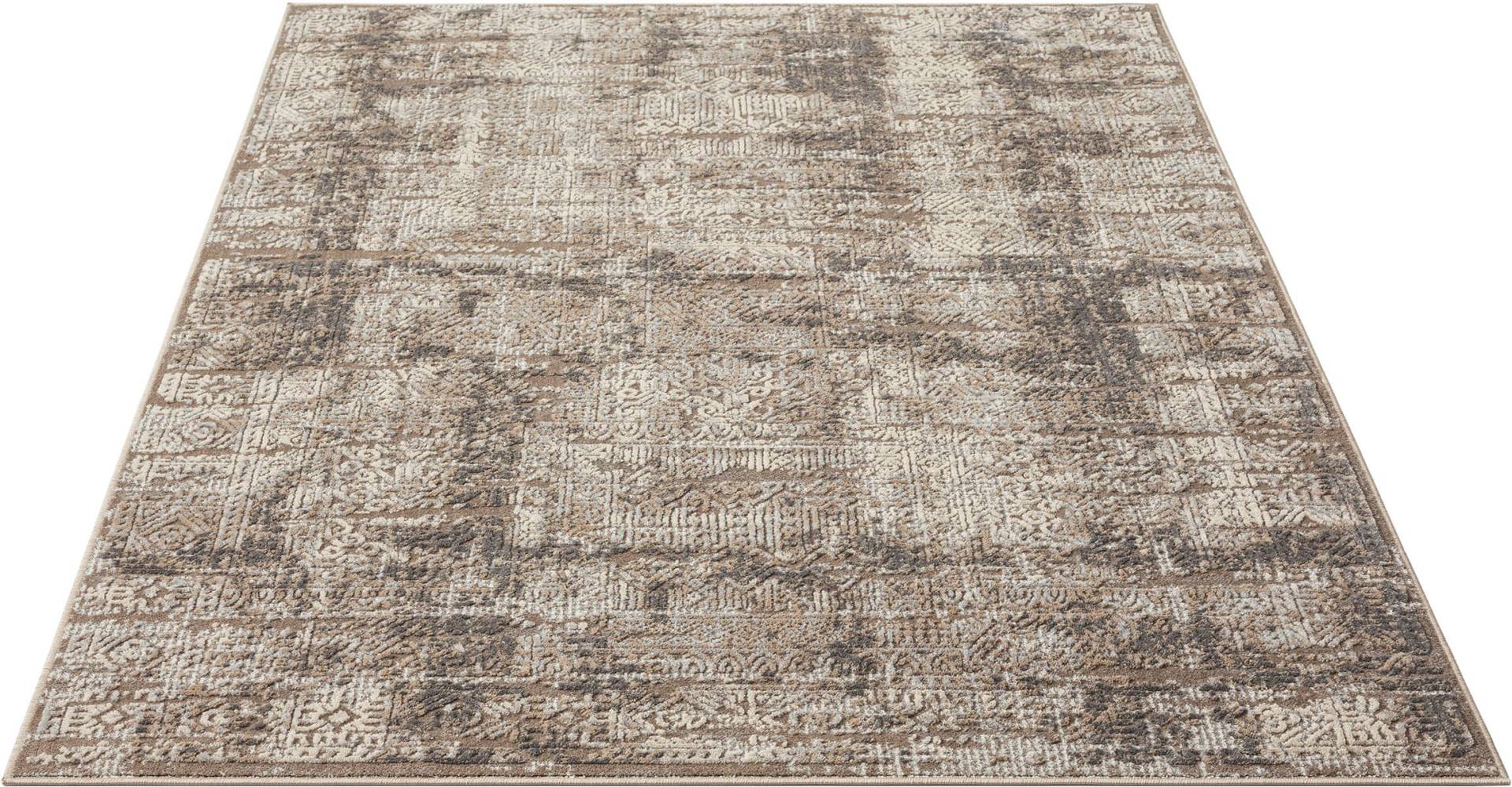 my home Teppich "Selin", rechteckig, dezenter Glanz, Schrumpf-Garn-Effekt, im Vintage-Look, dichte Qualität von My Home