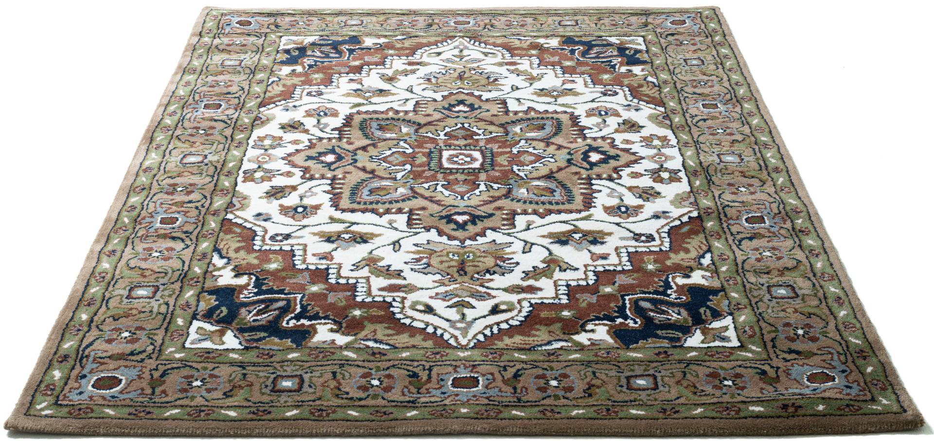 my home Wollteppich "Aman" rechteckig 14 mm Höhe reine Wolle, Orient-Optik, auch als Läufer 70/270 cm erhältlich von My Home