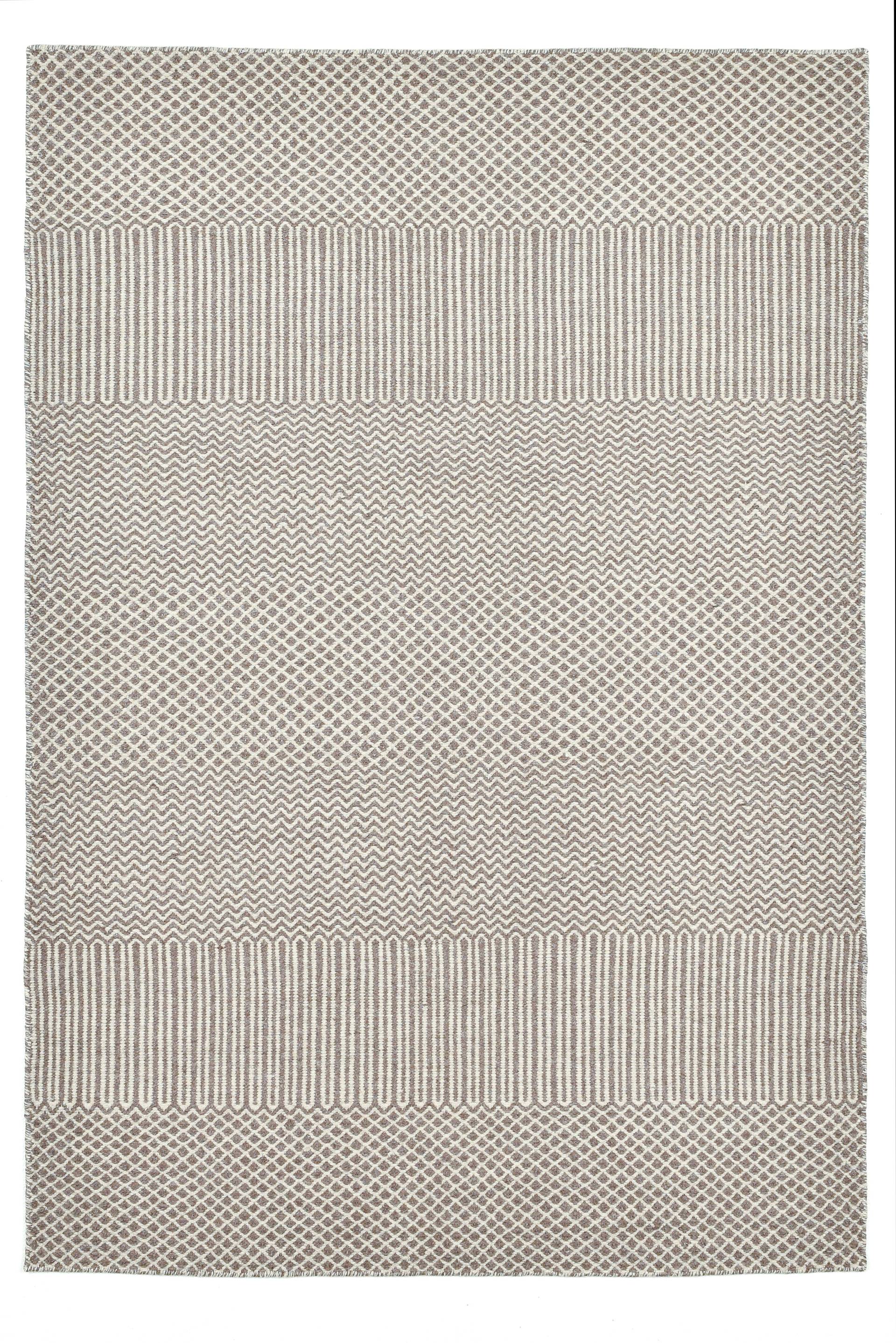 my home Wollteppich "Edling" rechteckig 10 mm Höhe Handweb Teppich, reine Wolle, modernes Design, Scandi, Wohnzimmer von My Home