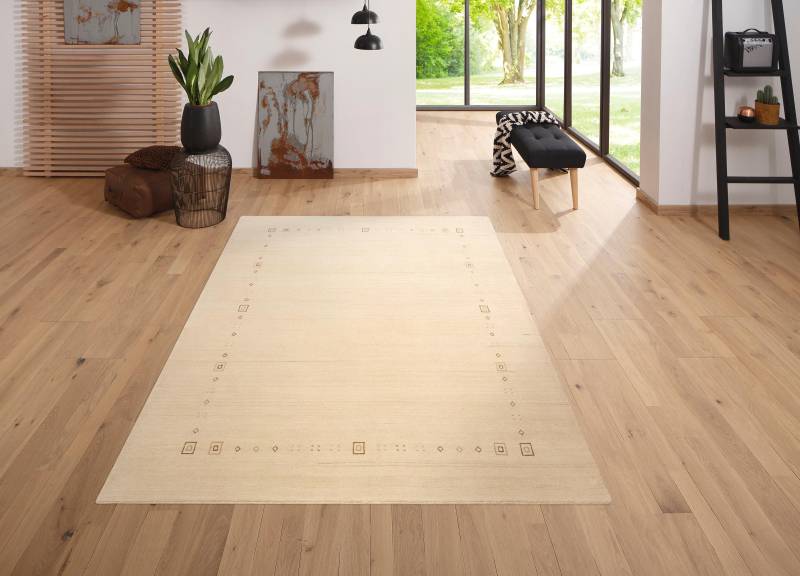 OTTO home Wollteppich "Felia" rechteckig 12 mm Höhe reine Wolle, handgewebt, mit Bordüre von Otto Home