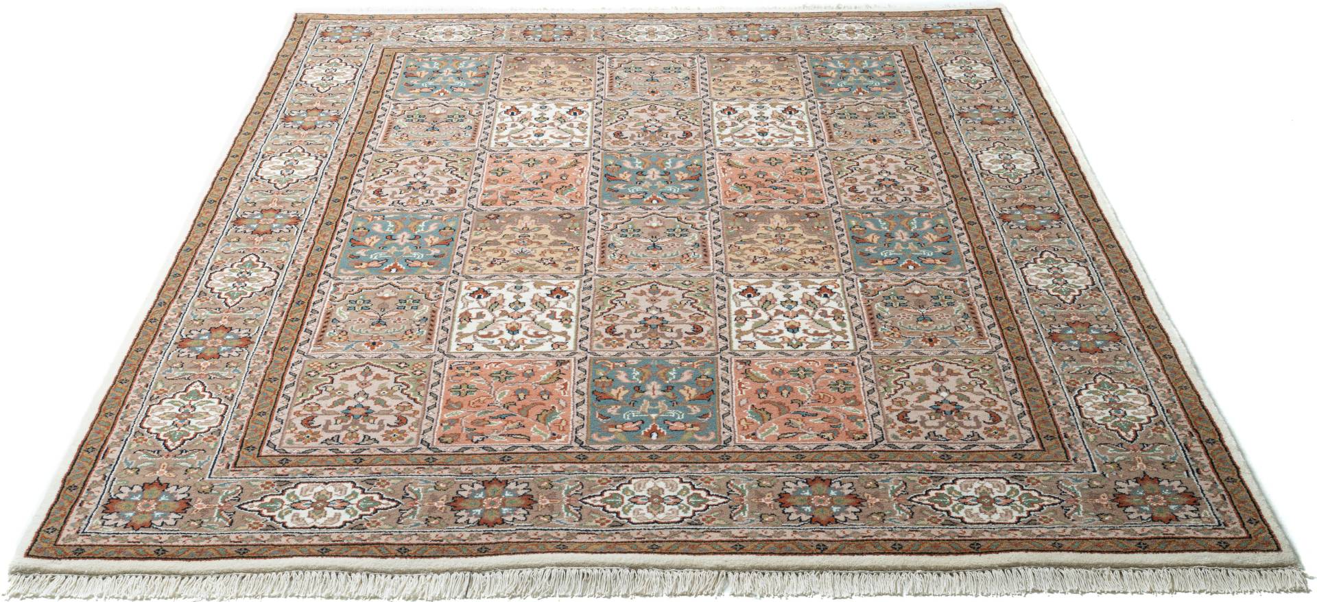 my home Wollteppich "Miray" rechteckig 12 mm Höhe reine Wolle, handgeknüpft, mit Fransen von My Home