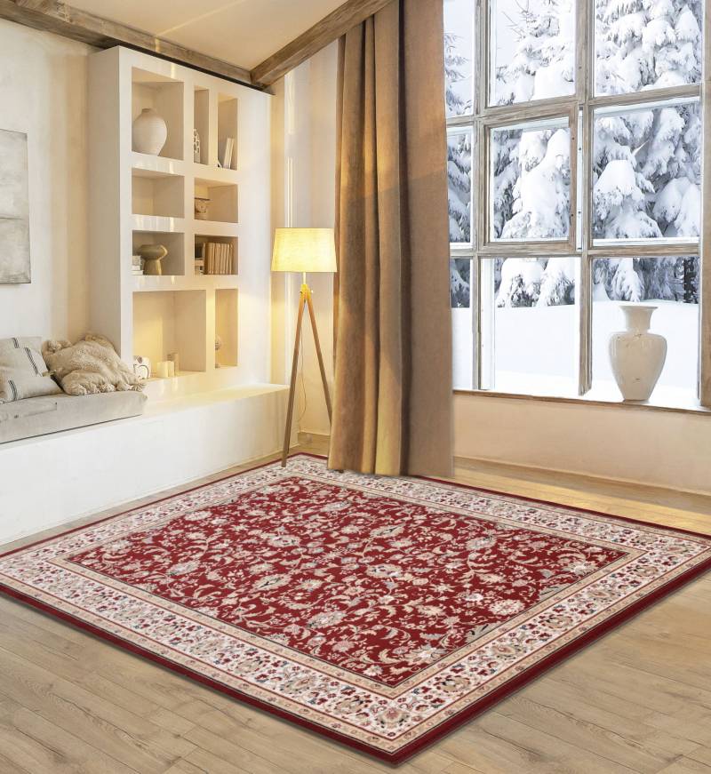 my home Wollteppich "Oriental D2" rechteckig 10 mm Höhe reine Wolle, Orient-Optik, Wohnzimmer von My Home